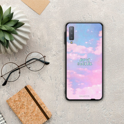 Anti Social - Samsung Galaxy A7 2018 θήκη