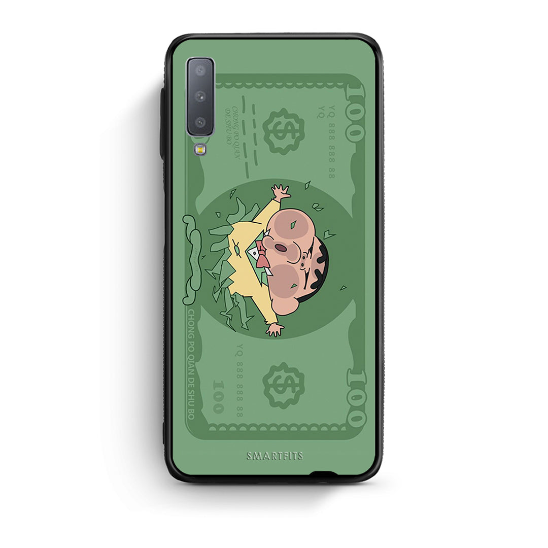 samsung A7 Big Money Θήκη Αγίου Βαλεντίνου από τη Smartfits με σχέδιο στο πίσω μέρος και μαύρο περίβλημα | Smartphone case with colorful back and black bezels by Smartfits