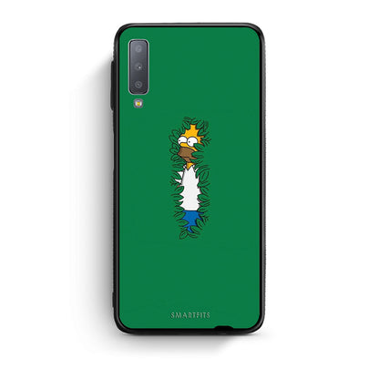 samsung A7 Bush Man Θήκη Αγίου Βαλεντίνου από τη Smartfits με σχέδιο στο πίσω μέρος και μαύρο περίβλημα | Smartphone case with colorful back and black bezels by Smartfits