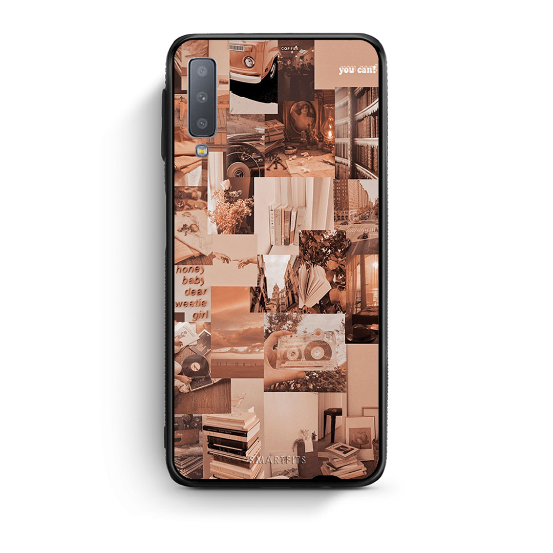 samsung A7 Collage You Can Θήκη Αγίου Βαλεντίνου από τη Smartfits με σχέδιο στο πίσω μέρος και μαύρο περίβλημα | Smartphone case with colorful back and black bezels by Smartfits