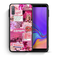 Thumbnail for Θήκη Αγίου Βαλεντίνου Samsung A7 2018 Pink Love από τη Smartfits με σχέδιο στο πίσω μέρος και μαύρο περίβλημα | Samsung A7 2018 Pink Love case with colorful back and black bezels