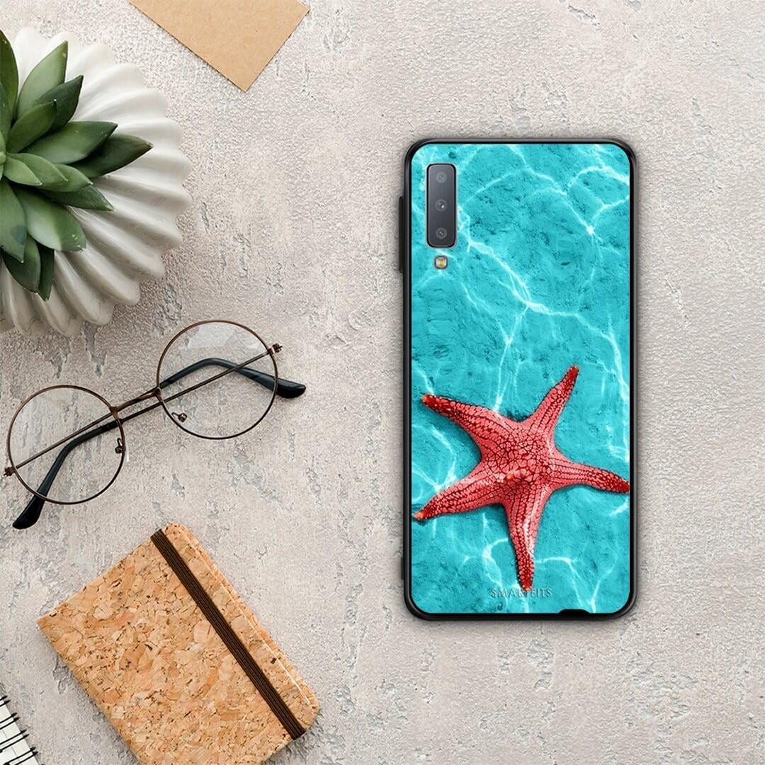 Red Starfish - Samsung Galaxy A7 2018 θήκη