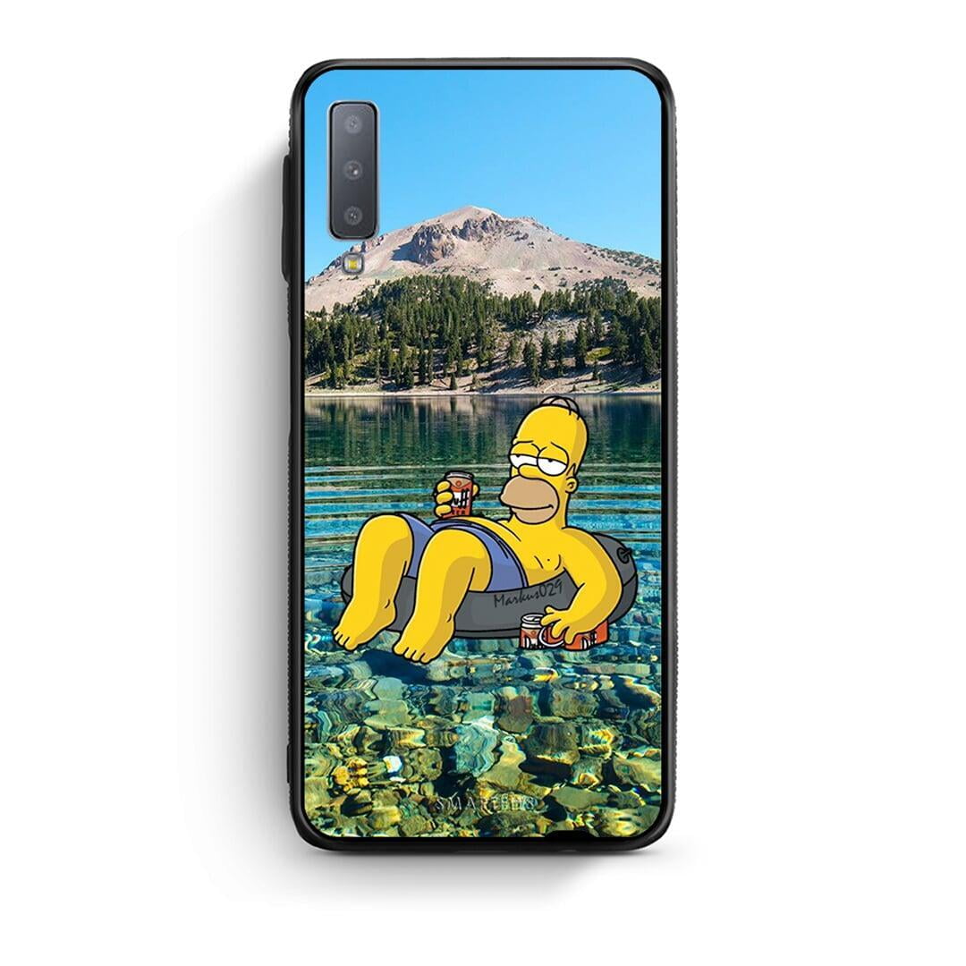 samsung A7 Summer Happiness Θήκη από τη Smartfits με σχέδιο στο πίσω μέρος και μαύρο περίβλημα | Smartphone case with colorful back and black bezels by Smartfits