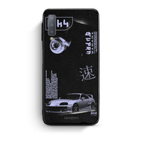 Thumbnail for samsung A7 Tokyo Drift Θήκη Αγίου Βαλεντίνου από τη Smartfits με σχέδιο στο πίσω μέρος και μαύρο περίβλημα | Smartphone case with colorful back and black bezels by Smartfits