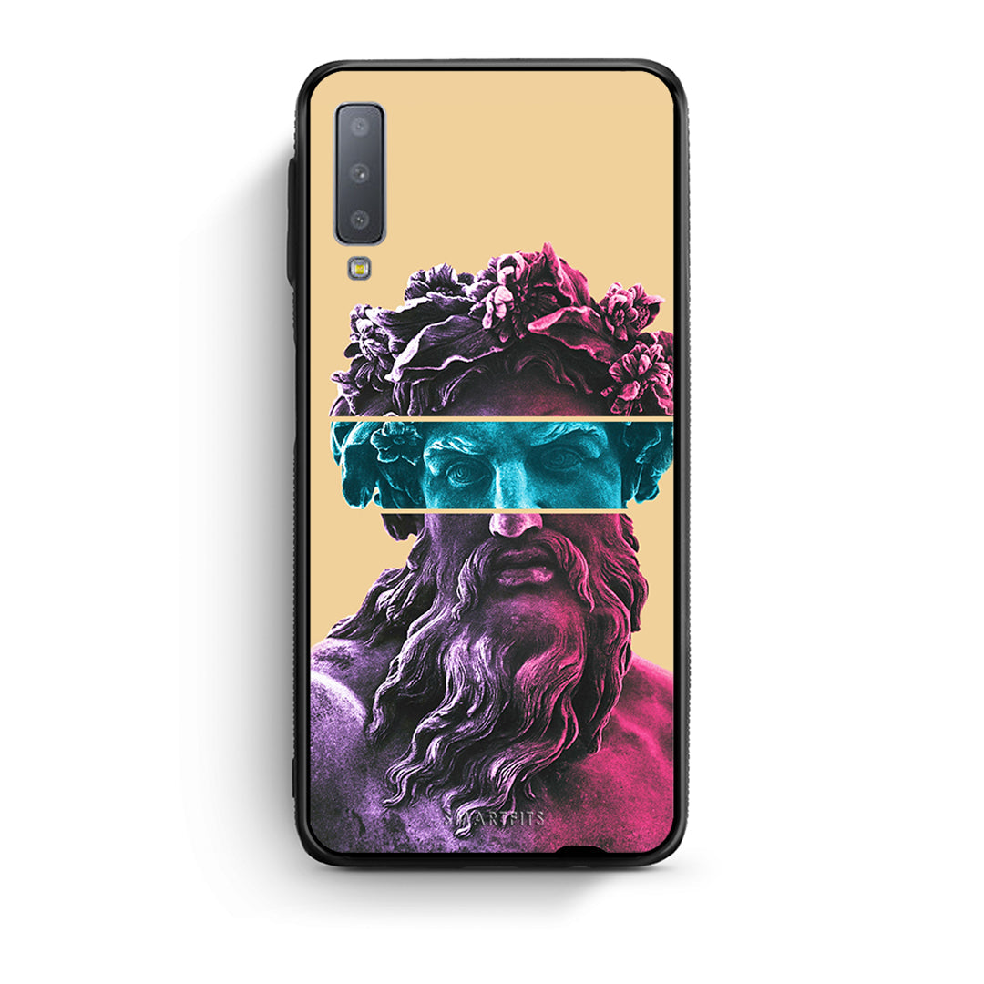 samsung A7 Zeus Art Θήκη Αγίου Βαλεντίνου από τη Smartfits με σχέδιο στο πίσω μέρος και μαύρο περίβλημα | Smartphone case with colorful back and black bezels by Smartfits