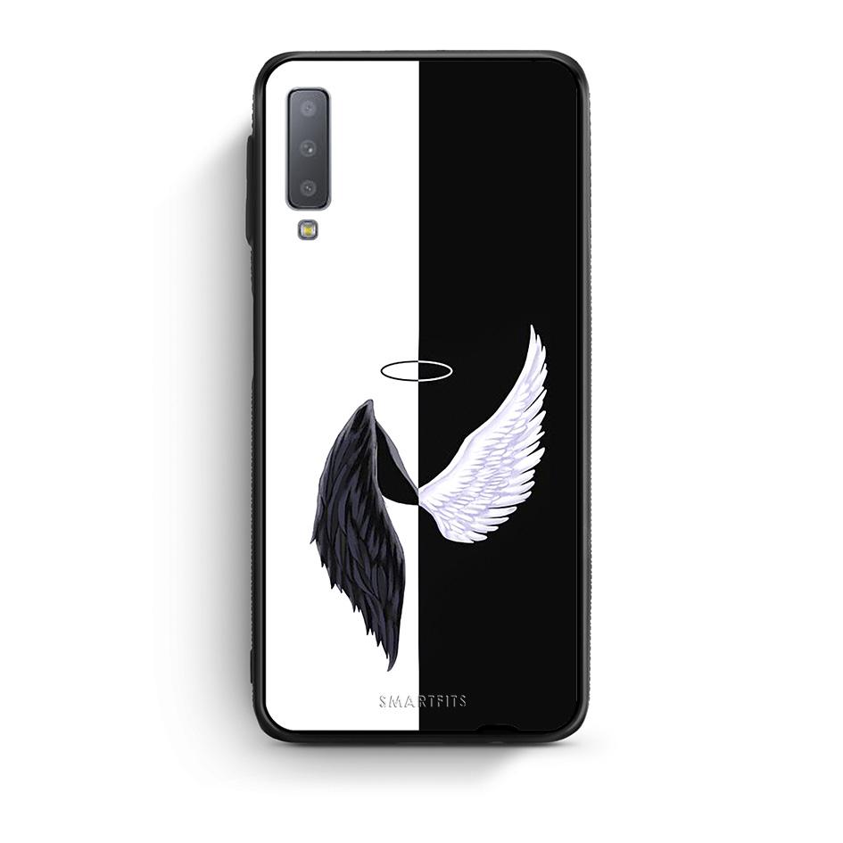 samsung A7 Angels Demons θήκη από τη Smartfits με σχέδιο στο πίσω μέρος και μαύρο περίβλημα | Smartphone case with colorful back and black bezels by Smartfits