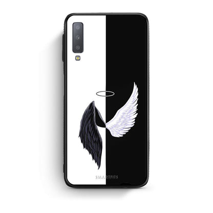 samsung A7 Angels Demons θήκη από τη Smartfits με σχέδιο στο πίσω μέρος και μαύρο περίβλημα | Smartphone case with colorful back and black bezels by Smartfits