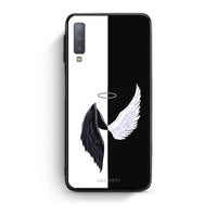 Thumbnail for samsung A7 Angels Demons θήκη από τη Smartfits με σχέδιο στο πίσω μέρος και μαύρο περίβλημα | Smartphone case with colorful back and black bezels by Smartfits
