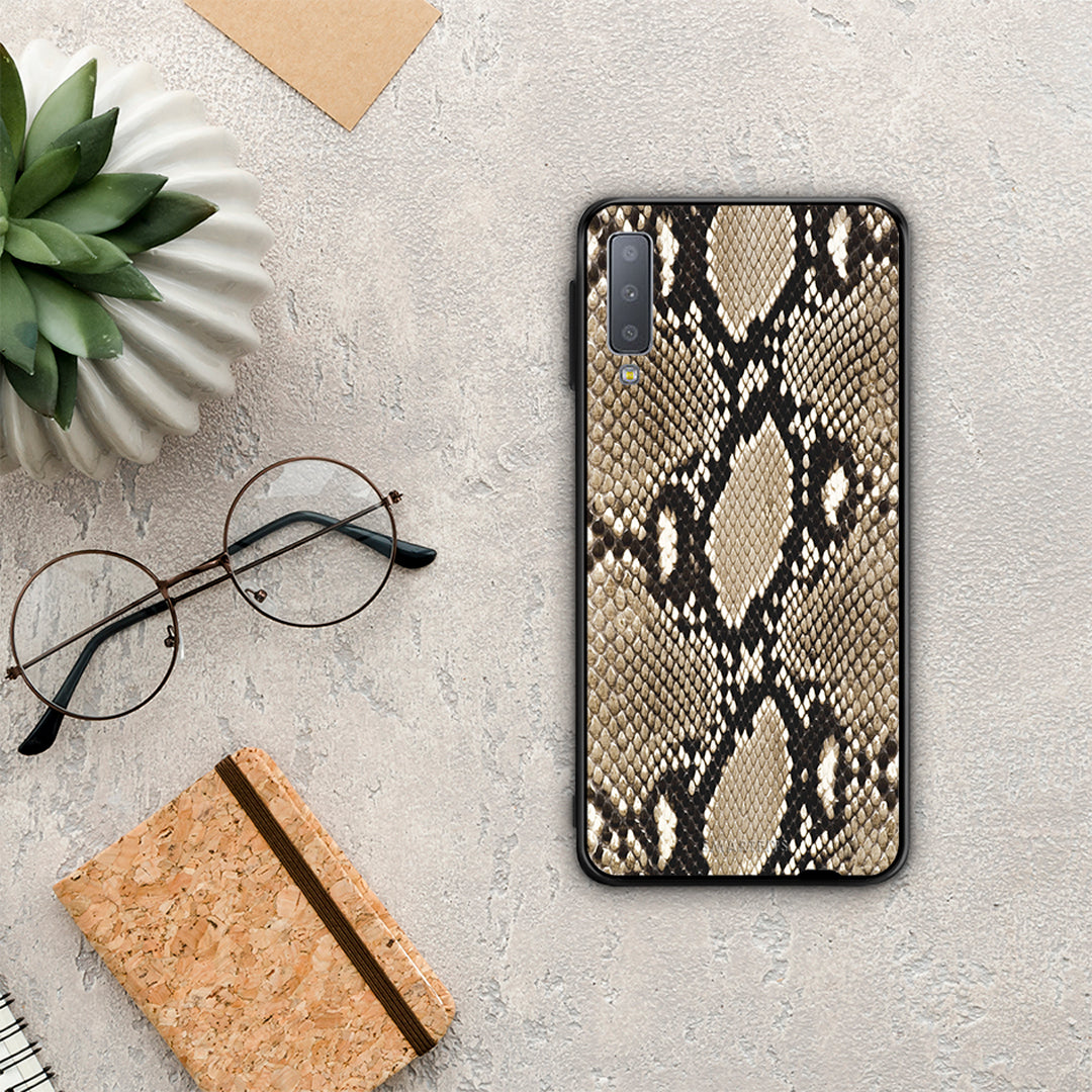 Animal Fashion Snake - Samsung Galaxy A7 2018 θήκη
