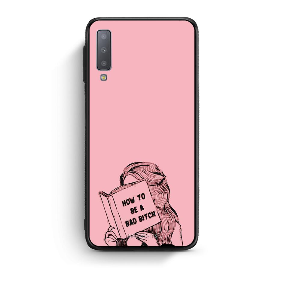 samsung A7 Bad Bitch θήκη από τη Smartfits με σχέδιο στο πίσω μέρος και μαύρο περίβλημα | Smartphone case with colorful back and black bezels by Smartfits