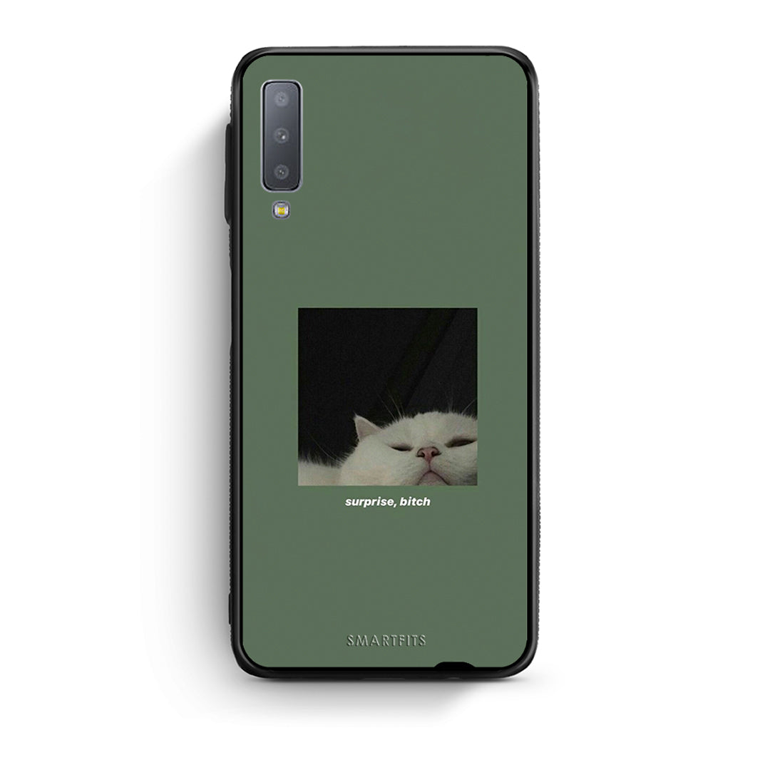 samsung A7 Bitch Surprise θήκη από τη Smartfits με σχέδιο στο πίσω μέρος και μαύρο περίβλημα | Smartphone case with colorful back and black bezels by Smartfits