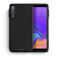 Thumbnail for Θήκη Samsung A7 2018 Carbon Black από τη Smartfits με σχέδιο στο πίσω μέρος και μαύρο περίβλημα | Samsung A7 2018 Carbon Black case with colorful back and black bezels