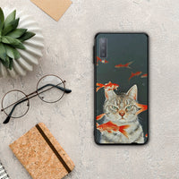 Thumbnail for Cat Goldfish - Samsung Galaxy A7 2018 θήκη