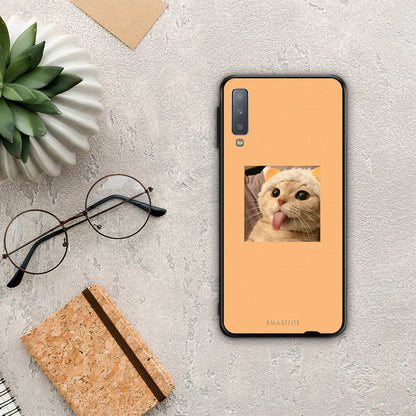 Cat Tongue - Samsung Galaxy A7 2018 θήκη