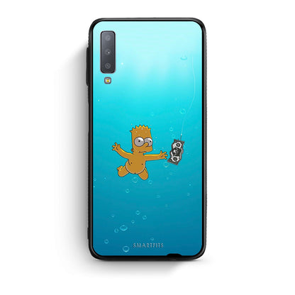 samsung A7 Chasing Money θήκη από τη Smartfits με σχέδιο στο πίσω μέρος και μαύρο περίβλημα | Smartphone case with colorful back and black bezels by Smartfits