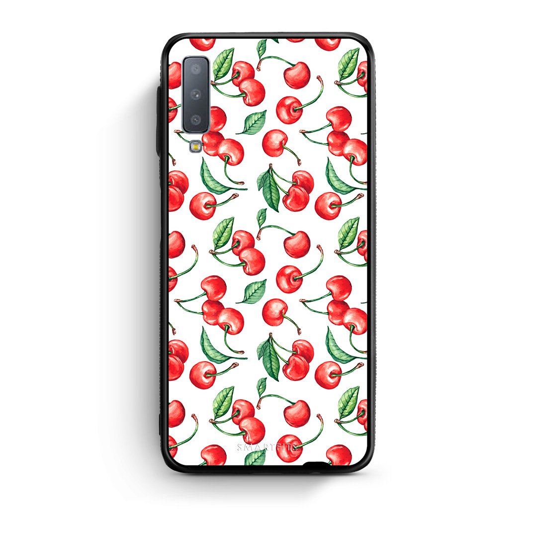 samsung A7 Cherry Summer θήκη από τη Smartfits με σχέδιο στο πίσω μέρος και μαύρο περίβλημα | Smartphone case with colorful back and black bezels by Smartfits
