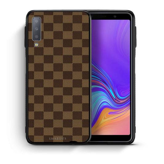 Θήκη Samsung A7 2018 Glamour Designer από τη Smartfits με σχέδιο στο πίσω μέρος και μαύρο περίβλημα | Samsung A7 2018 Glamour Designer case with colorful back and black bezels