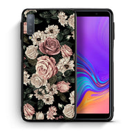 Thumbnail for Θήκη Samsung A7 2018 Wild Roses Flower από τη Smartfits με σχέδιο στο πίσω μέρος και μαύρο περίβλημα | Samsung A7 2018 Wild Roses Flower case with colorful back and black bezels