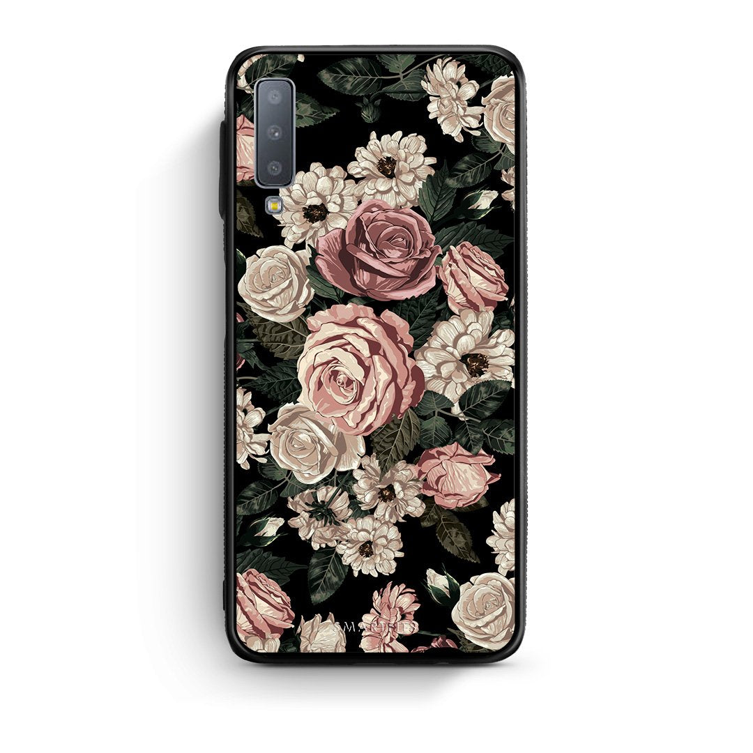 4 - samsung A7 Wild Roses Flower case, cover, bumper