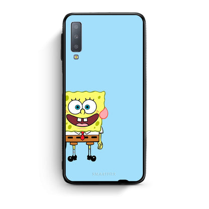 samsung A7 Friends Bob θήκη από τη Smartfits με σχέδιο στο πίσω μέρος και μαύρο περίβλημα | Smartphone case with colorful back and black bezels by Smartfits