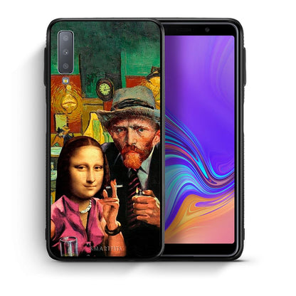 Θήκη Samsung A7 2018 Funny Art από τη Smartfits με σχέδιο στο πίσω μέρος και μαύρο περίβλημα | Samsung A7 2018 Funny Art case with colorful back and black bezels