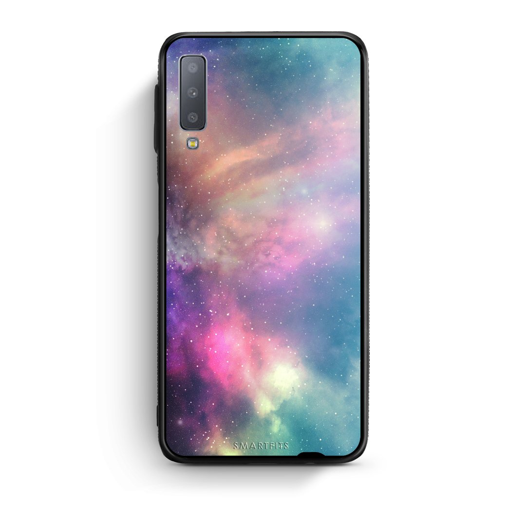 105 - samsung galaxy A7  Rainbow Galaxy case, cover, bumper