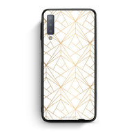 Thumbnail for 111 - samsung galaxy A7  Luxury White Geometric case, cover, bumper