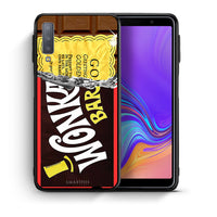 Thumbnail for Θήκη Samsung A7 2018 Golden Ticket από τη Smartfits με σχέδιο στο πίσω μέρος και μαύρο περίβλημα | Samsung A7 2018 Golden Ticket case with colorful back and black bezels