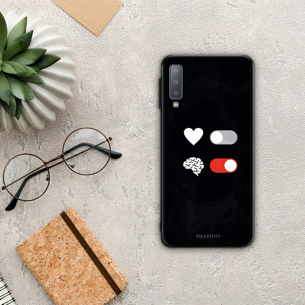 Heart Vs Brain - Samsung Galaxy A7 2018 θήκη