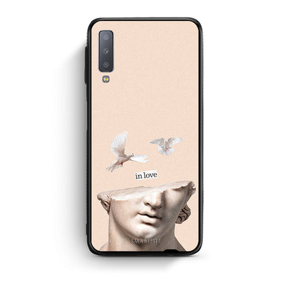 samsung A7 In Love θήκη από τη Smartfits με σχέδιο στο πίσω μέρος και μαύρο περίβλημα | Smartphone case with colorful back and black bezels by Smartfits