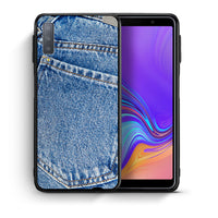 Thumbnail for Θήκη Samsung A7 2018 Jeans Pocket από τη Smartfits με σχέδιο στο πίσω μέρος και μαύρο περίβλημα | Samsung A7 2018 Jeans Pocket case with colorful back and black bezels