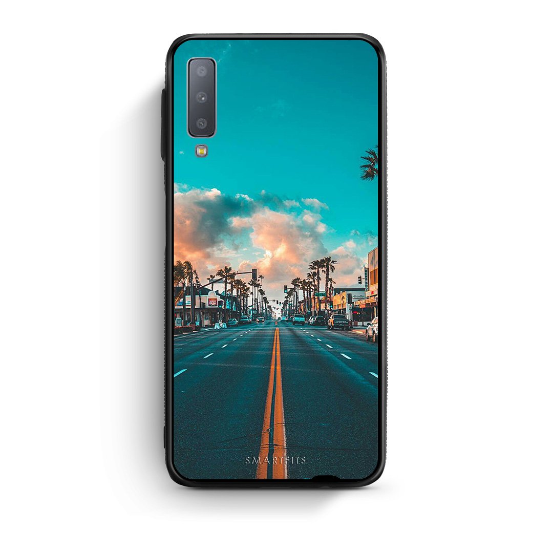 4 - samsung A7 City Landscape case, cover, bumper