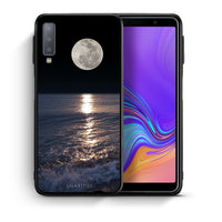 Thumbnail for Θήκη Samsung A7 2018 Moon Landscape από τη Smartfits με σχέδιο στο πίσω μέρος και μαύρο περίβλημα | Samsung A7 2018 Moon Landscape case with colorful back and black bezels