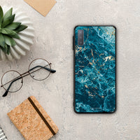 Thumbnail for Marble Blue - Samsung Galaxy A7 2018 θήκη