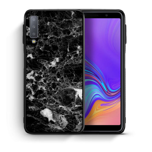 Θήκη Samsung A7 2018 Male Marble από τη Smartfits με σχέδιο στο πίσω μέρος και μαύρο περίβλημα | Samsung A7 2018 Male Marble case with colorful back and black bezels