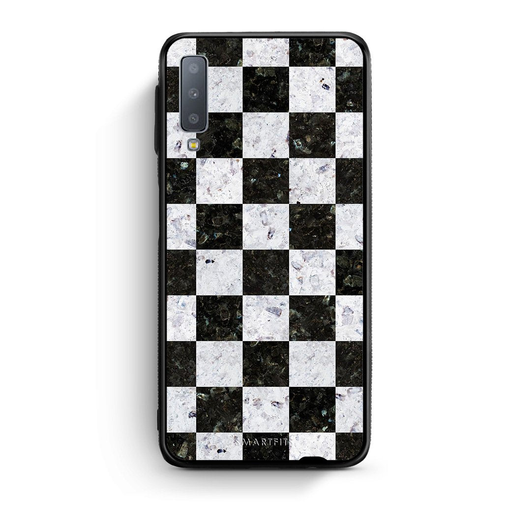 4 - samsung A7 Square Geometric Marble case, cover, bumper