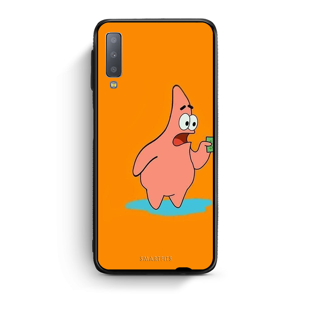 samsung A7 No Money 1 Θήκη Αγίου Βαλεντίνου από τη Smartfits με σχέδιο στο πίσω μέρος και μαύρο περίβλημα | Smartphone case with colorful back and black bezels by Smartfits