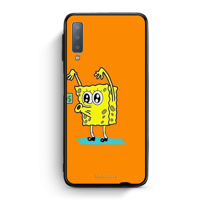 samsung A7 No Money 2 Θήκη Αγίου Βαλεντίνου από τη Smartfits με σχέδιο στο πίσω μέρος και μαύρο περίβλημα | Smartphone case with colorful back and black bezels by Smartfits
