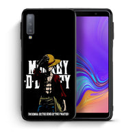 Thumbnail for Θήκη Samsung A7 2018 Pirate King από τη Smartfits με σχέδιο στο πίσω μέρος και μαύρο περίβλημα | Samsung A7 2018 Pirate King case with colorful back and black bezels