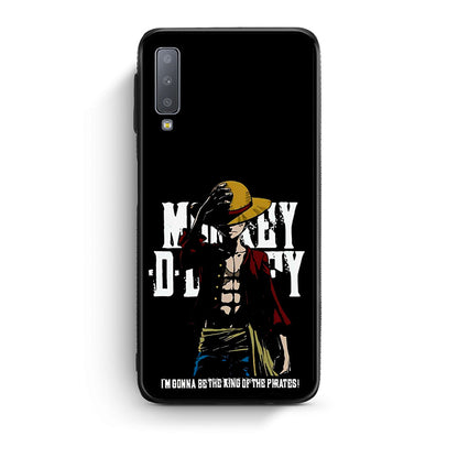 samsung A7 Pirate King θήκη από τη Smartfits με σχέδιο στο πίσω μέρος και μαύρο περίβλημα | Smartphone case with colorful back and black bezels by Smartfits