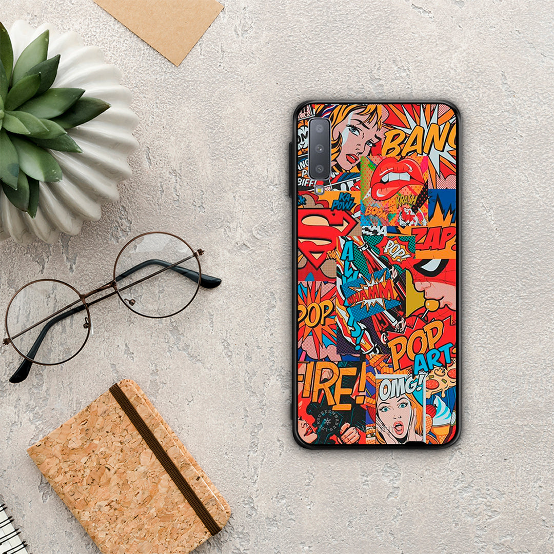 PopArt OMG - Samsung Galaxy A7 2018 θήκη
