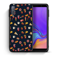 Thumbnail for Θήκη Samsung A7 2018 Hungry Random από τη Smartfits με σχέδιο στο πίσω μέρος και μαύρο περίβλημα | Samsung A7 2018 Hungry Random case with colorful back and black bezels