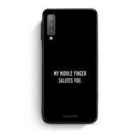 Thumbnail for samsung A7 Salute θήκη από τη Smartfits με σχέδιο στο πίσω μέρος και μαύρο περίβλημα | Smartphone case with colorful back and black bezels by Smartfits
