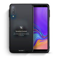 Thumbnail for Θήκη Samsung A7 2018 Sensitive Content από τη Smartfits με σχέδιο στο πίσω μέρος και μαύρο περίβλημα | Samsung A7 2018 Sensitive Content case with colorful back and black bezels