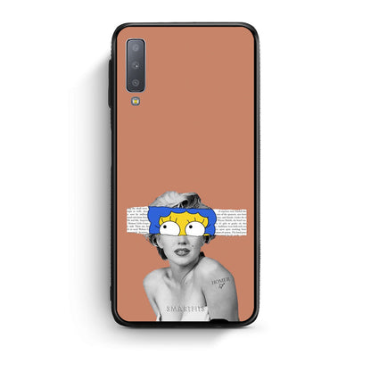 samsung A7 Sim Merilyn θήκη από τη Smartfits με σχέδιο στο πίσω μέρος και μαύρο περίβλημα | Smartphone case with colorful back and black bezels by Smartfits