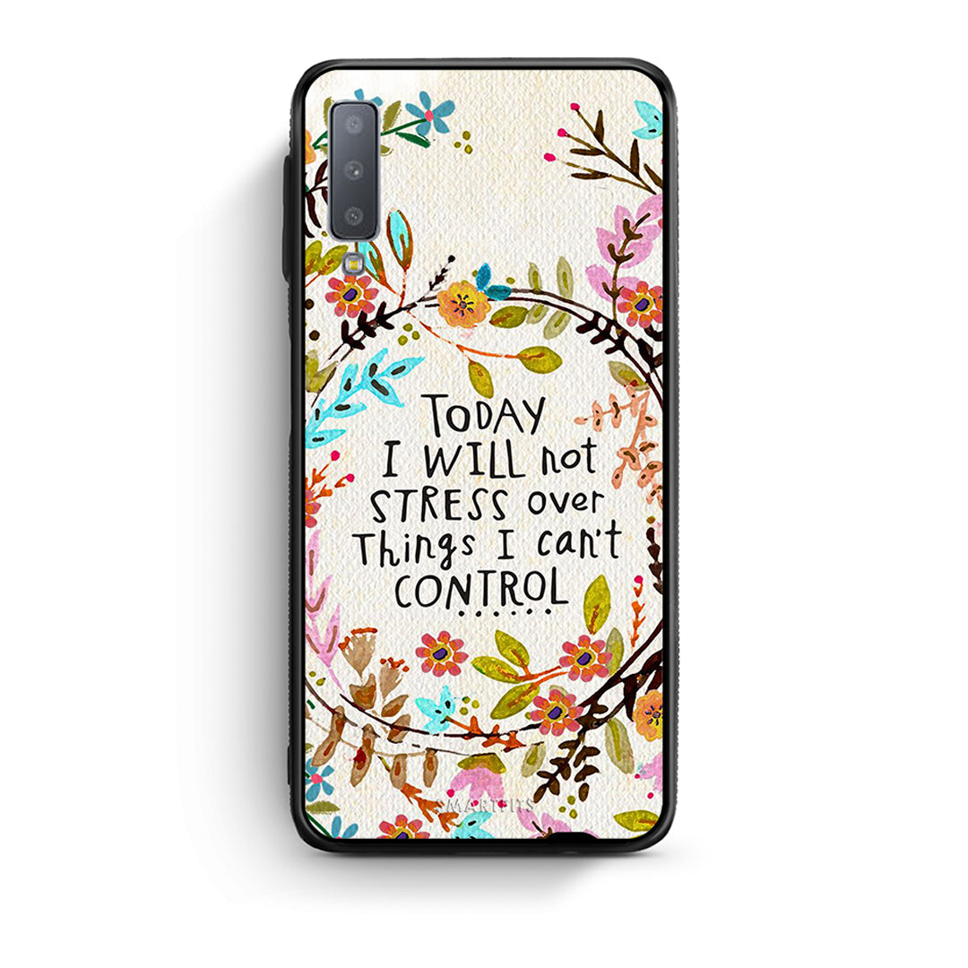 samsung A7 Stress Over θήκη από τη Smartfits με σχέδιο στο πίσω μέρος και μαύρο περίβλημα | Smartphone case with colorful back and black bezels by Smartfits