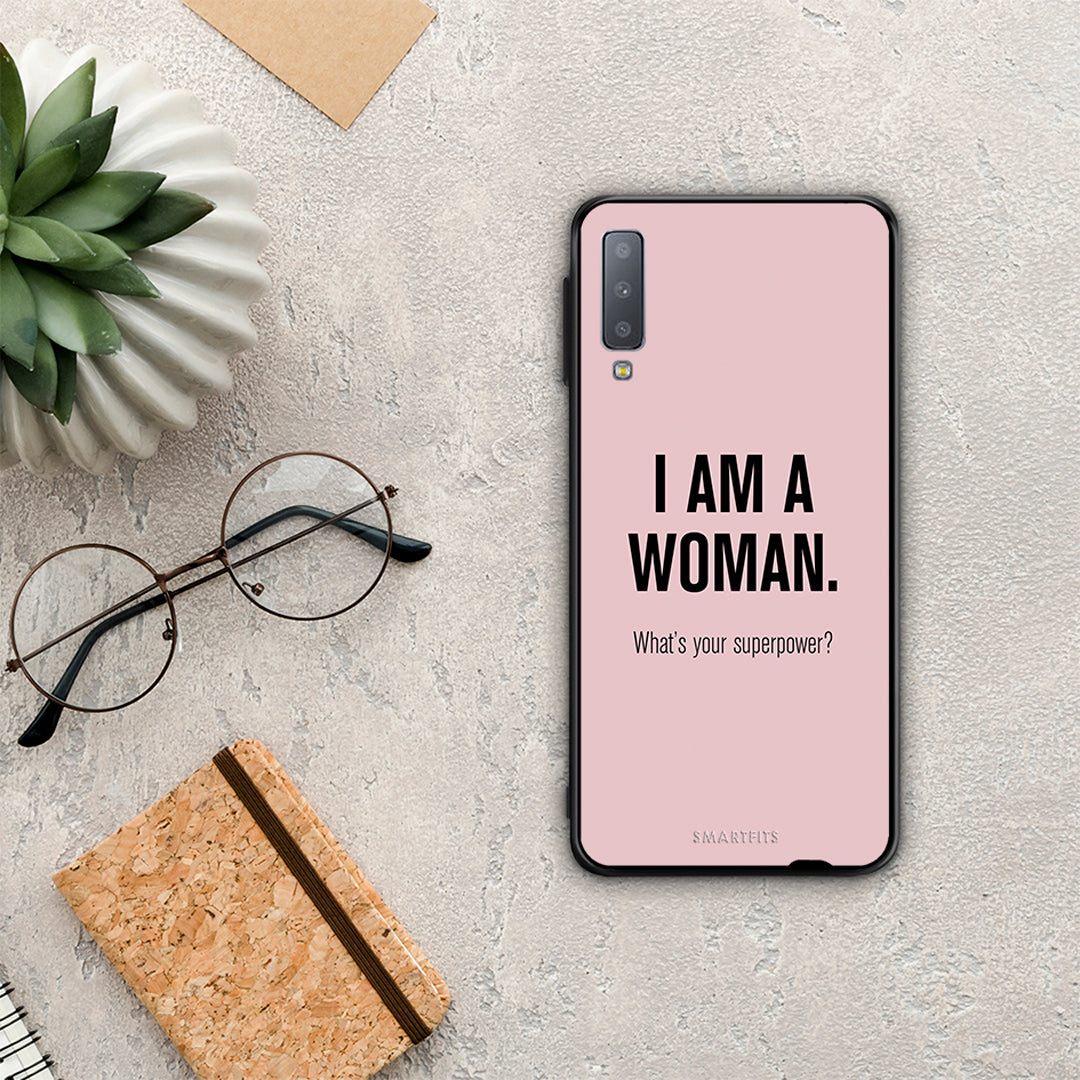Superpower Woman - Samsung Galaxy A7 2018 θήκη