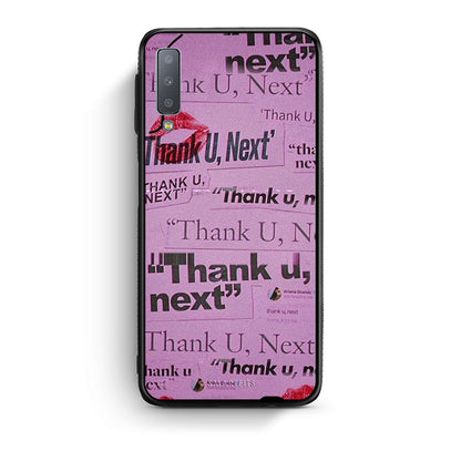 samsung A7 Thank You Next Θήκη Αγίου Βαλεντίνου από τη Smartfits με σχέδιο στο πίσω μέρος και μαύρο περίβλημα | Smartphone case with colorful back and black bezels by Smartfits
