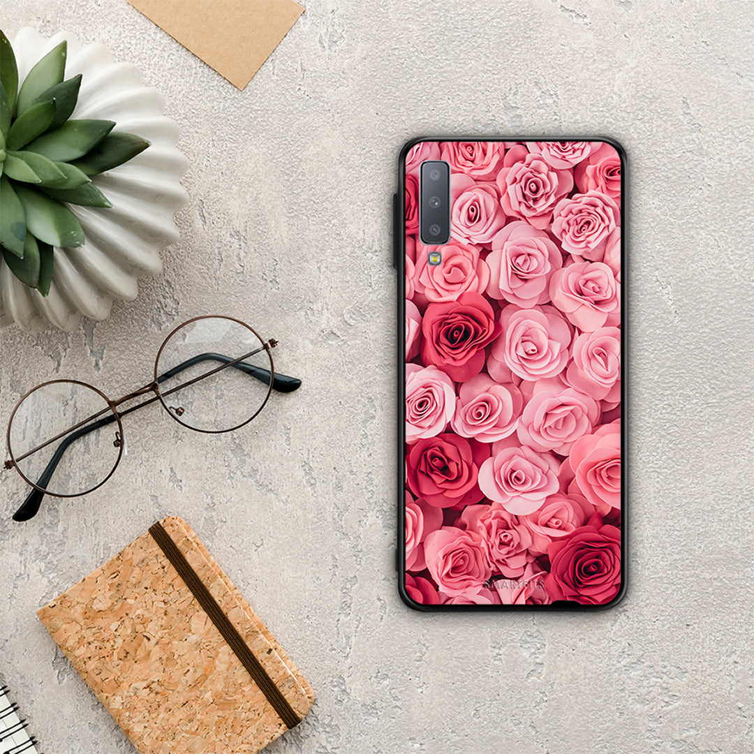 Valentine RoseGarden - Samsung Galaxy A7 2018 θήκη