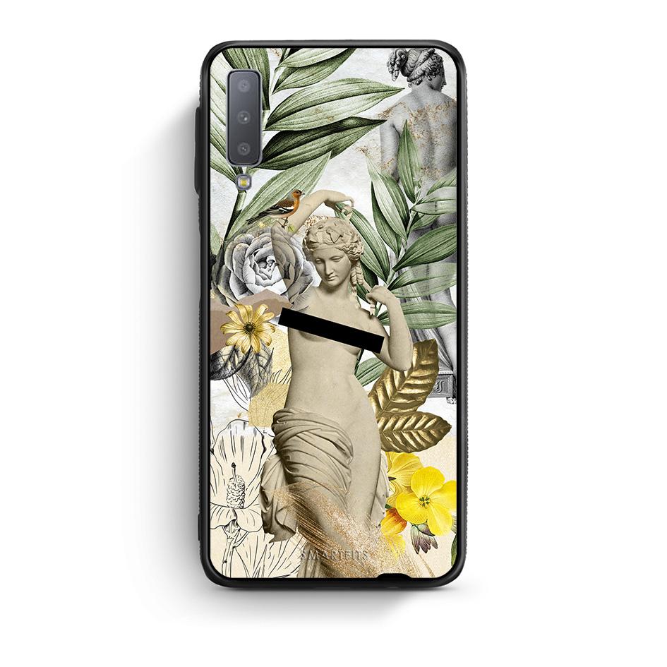 samsung A7 Woman Statue θήκη από τη Smartfits με σχέδιο στο πίσω μέρος και μαύρο περίβλημα | Smartphone case with colorful back and black bezels by Smartfits